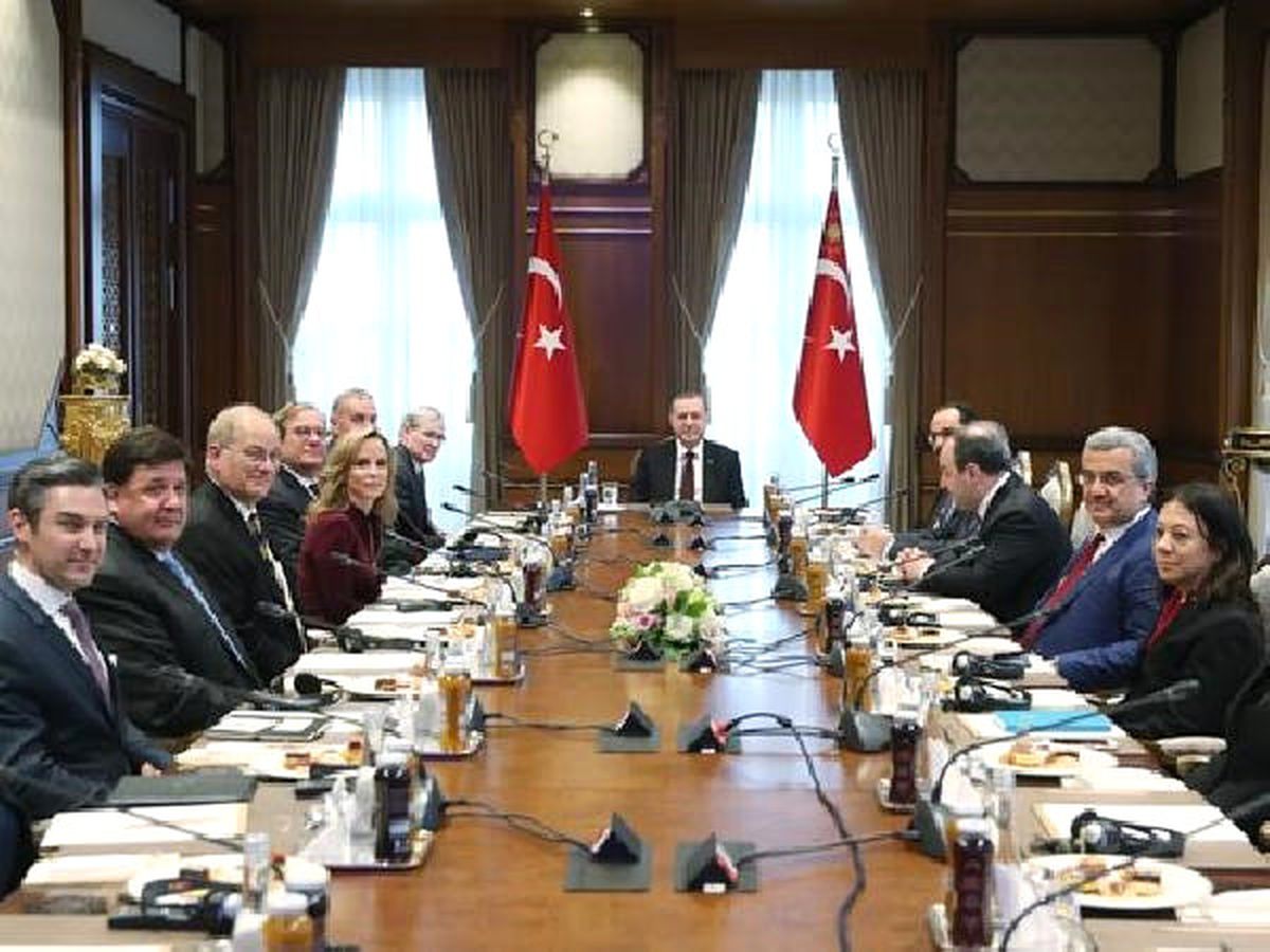 Dha Ankara- Cumhurbaşkanı Erdoğan Atlantik Konseyi\'ni Kabul Etti