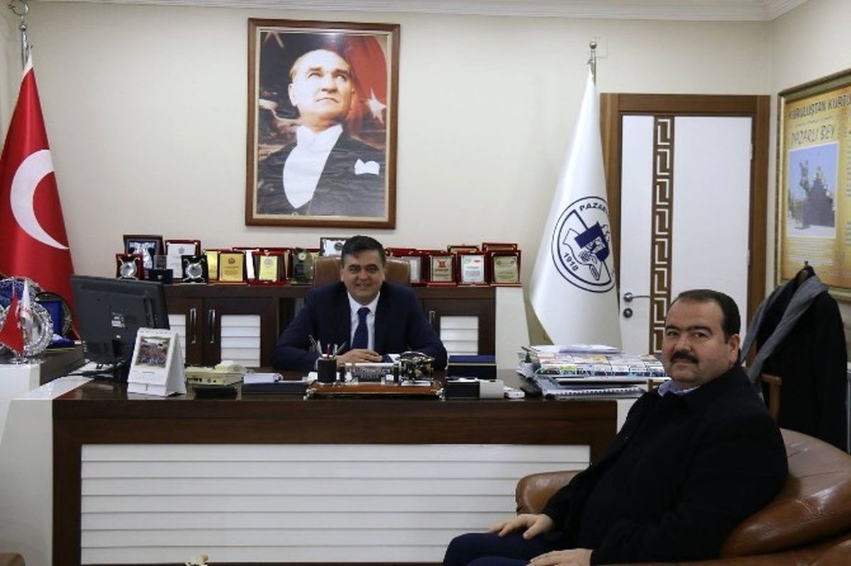 Kütahya AK Parti Merkez İlçe Başkanı Korkmaz\'dan Başkan Yalçın\'a Ziyaret