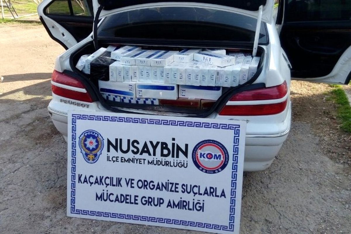 Nusaybin\'de Kaçak Sigara Operasyonu