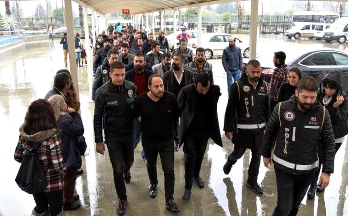 Pervaneler\' Çetesi Adliyeye Sevk Edildi