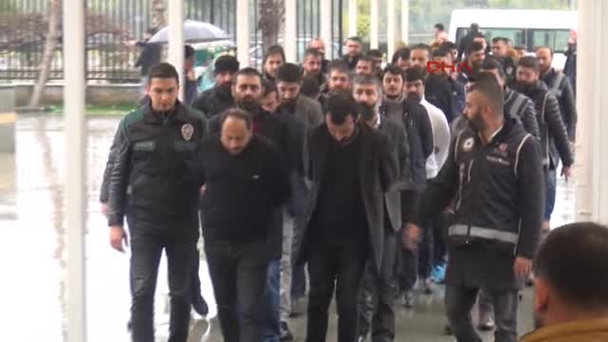 Pervaneler\' Çetesi Adliyeye Sevk Edildi