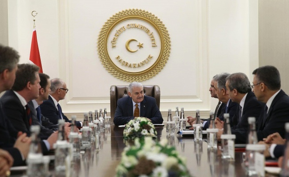 Başbakan Yıldırım, Birleşik Krallık Avam Kamarası Dış İlişkiler Komitesi\'ni Kabul Etti