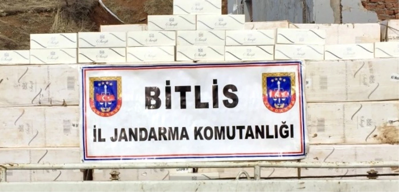 Bitlis\'te 48 Bin Paket Kaçak Sigara Ele Geçirildi