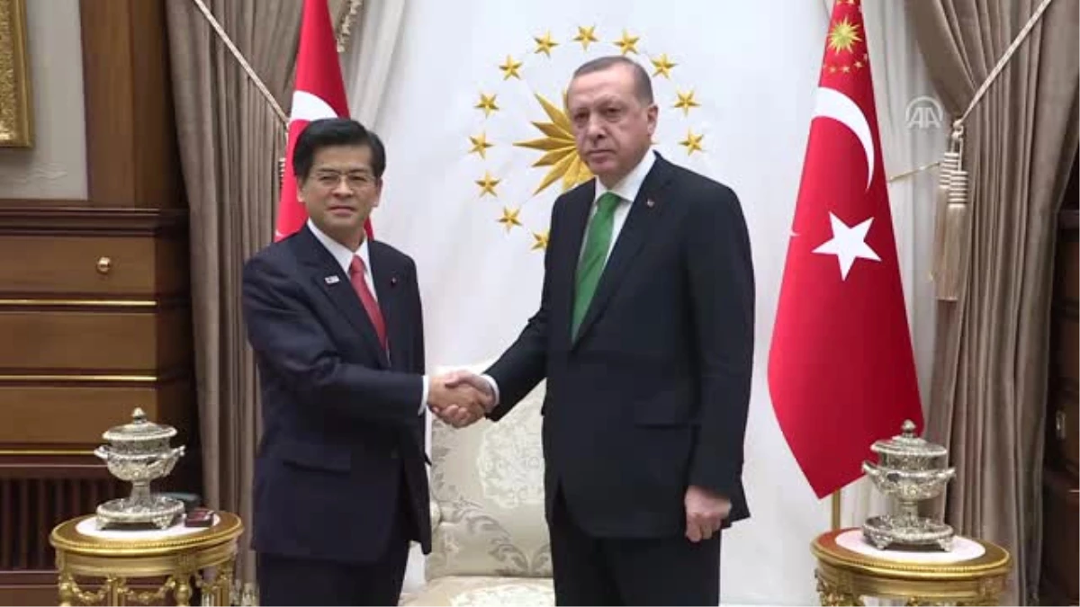 Cumhurbaşkanı Erdoğan, Japonya Toprak, Altyapı, Ulaştırma ve Turizm Bakanı Ishii\'yi Kabul Etti