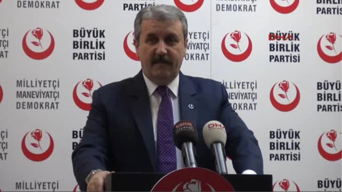 Destici: "Başkanlık Sistemi ve Anayasa Değişikliğinde Helal Bir Türkiye Istiyoruz"