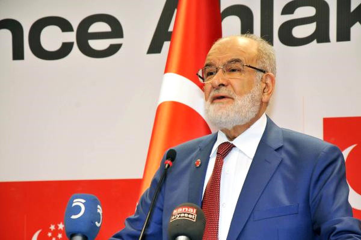 Dha Ankara- Saadet Partisi Genel Başkanı Temel Karamollaoğlu : Bizim Böyle Bir Teklife Destek...