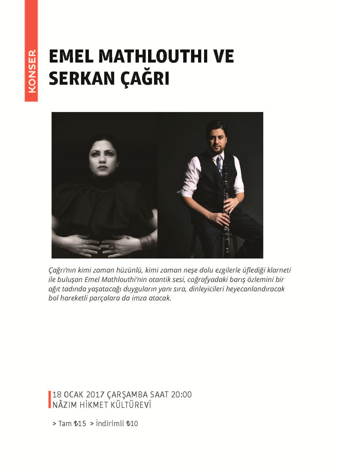 Emel Mathlouthi ve Serkan Çağrı