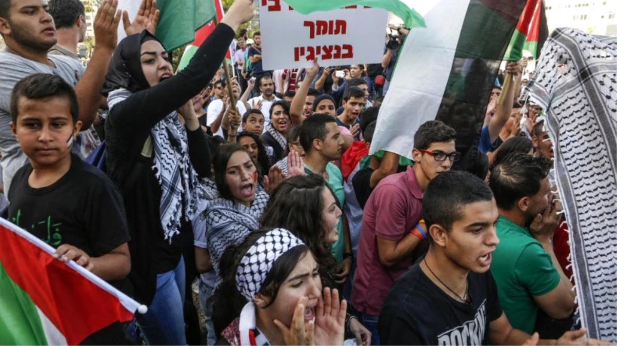 İsrail\'de, Filistinlilerin Evlerine Yönelik Yıkımlar Protesto Edildi