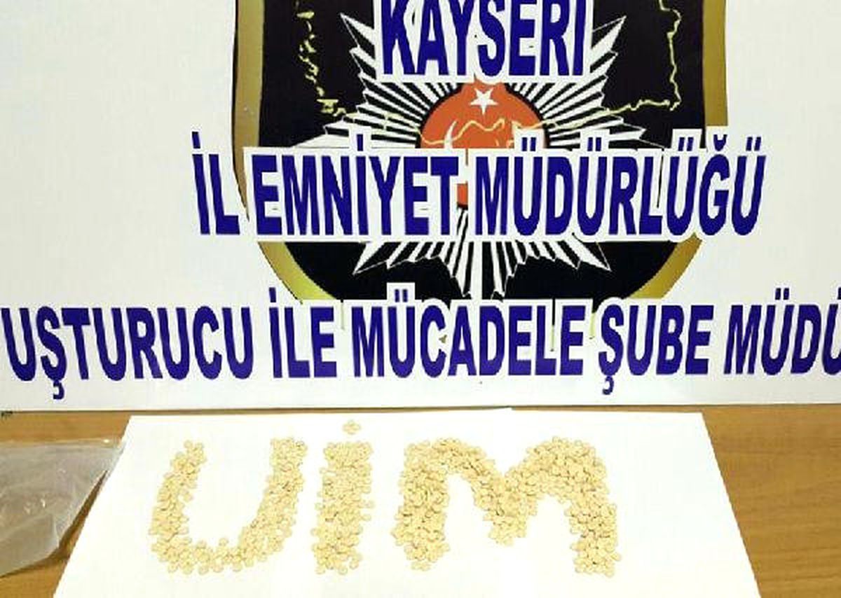 Kayseri\'de 762 Uyuşturucu Hap Ele Geçirildi