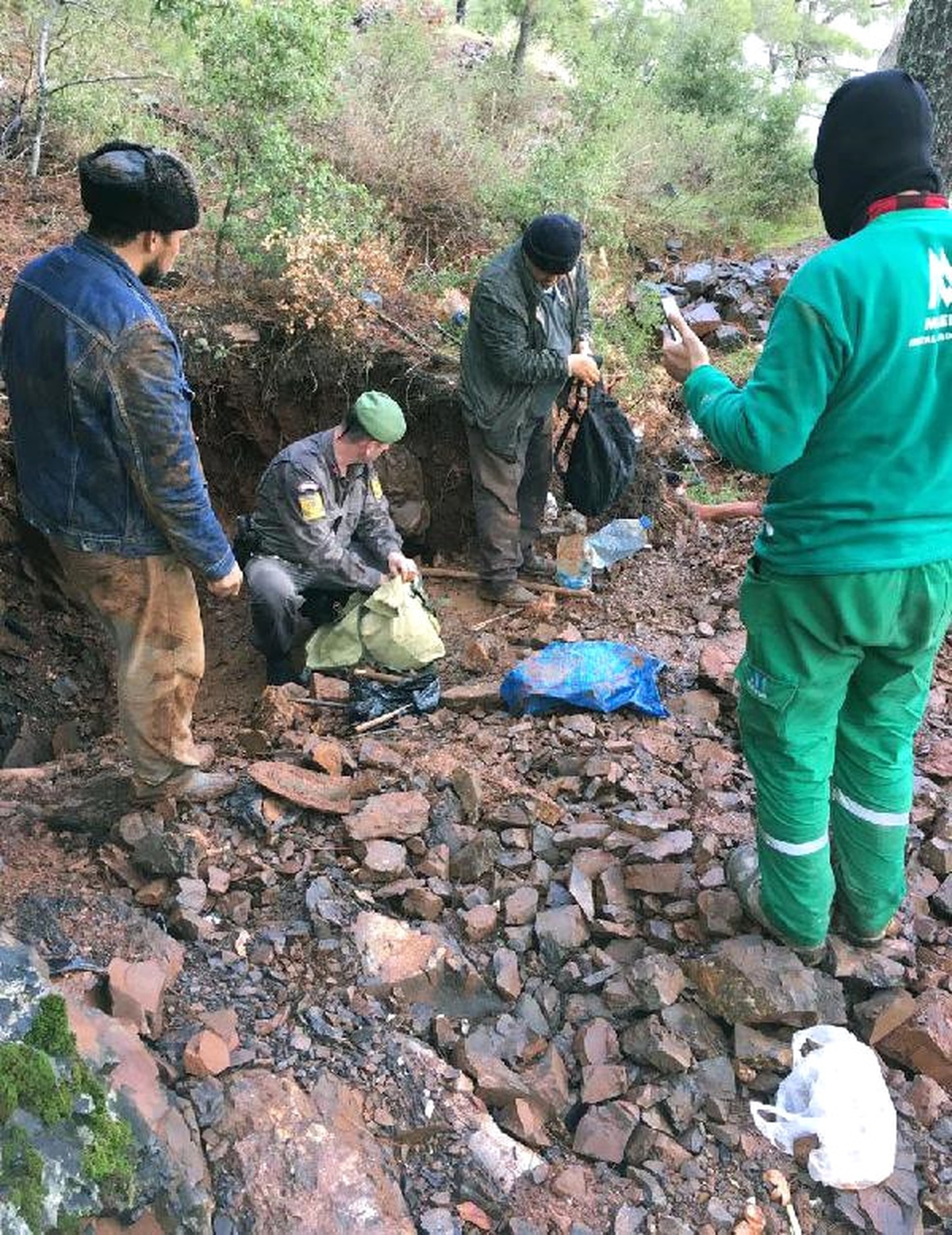 Milas\'ta Kaçak Diaspor Kazısına 2 Gözaltı
