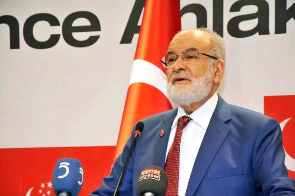 Saadet Partisi Genel Başkanı Temel Karamollaoğlu : Bizim Böyle Bir Teklife Destek Vermemiz Mümkün...