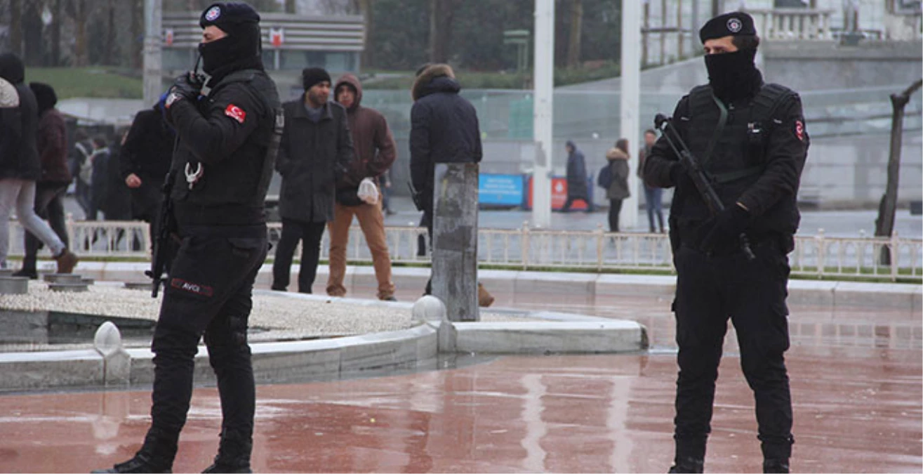 Taksim\'de Güvenlik Seviyesi En Üst Seviyeye Çıkarıldı