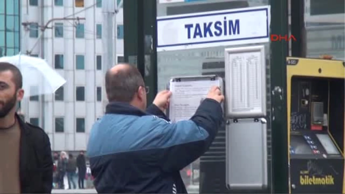 Taksim Tramvay Hattı Tadilata Giriyor