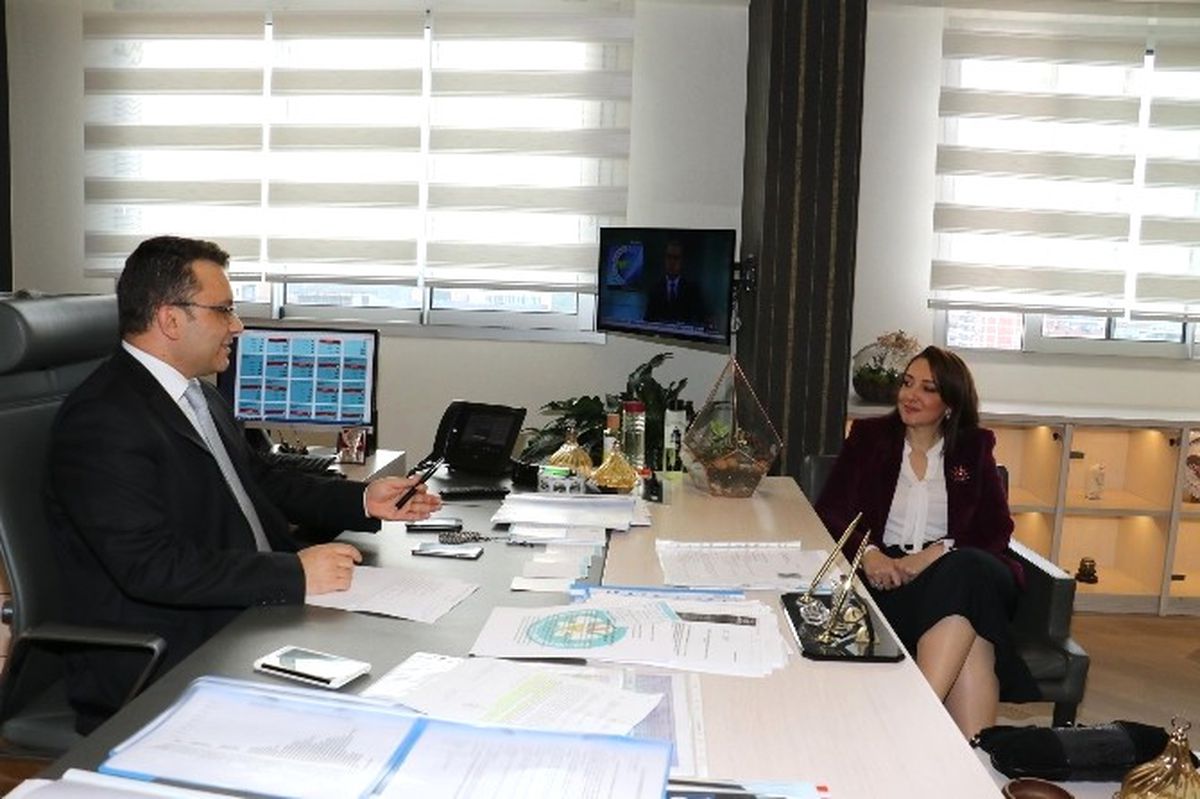 Yalçınkaya Sankon Başkanını Ağırladı
