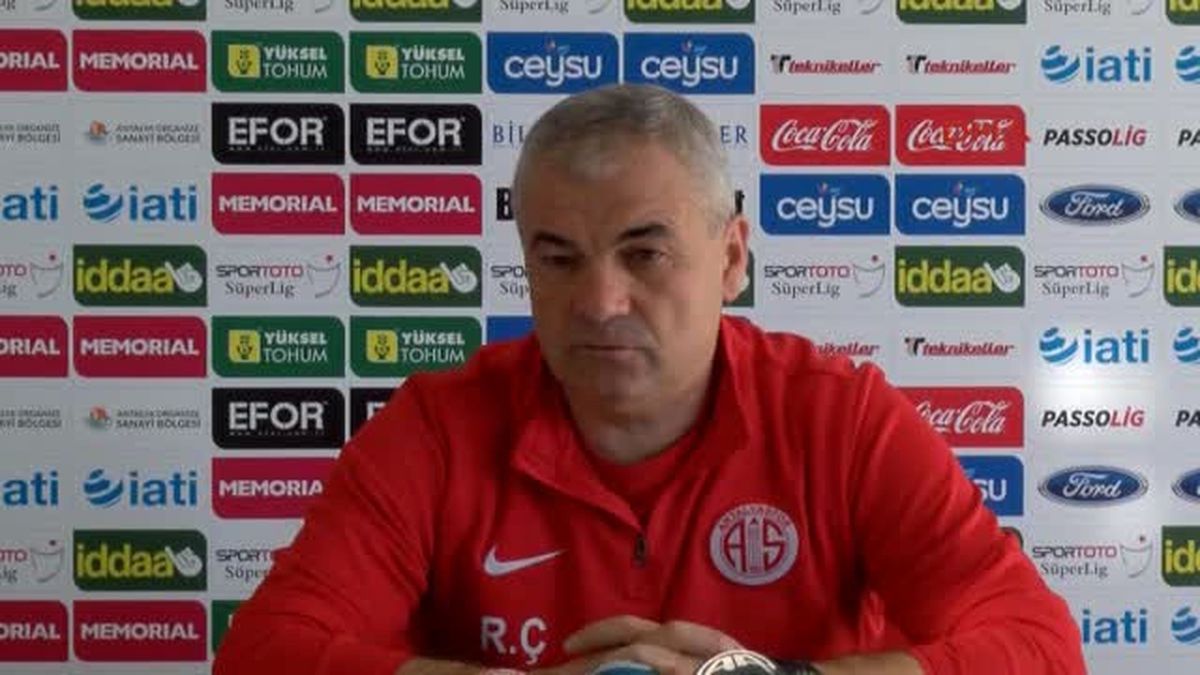 Antalyaspor Teknik Direktörü Çalımbay\'dan Tff\'ye Maç Saati Ricası