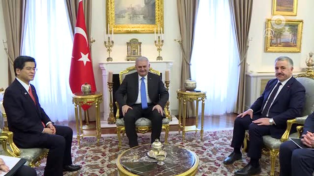 Başbakan Yıldırım\'ın İshii\'yi Kabulü