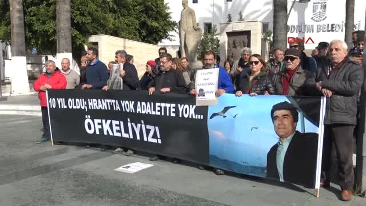 Bodrum Hrant Dink Bodrum\'da Anıldı