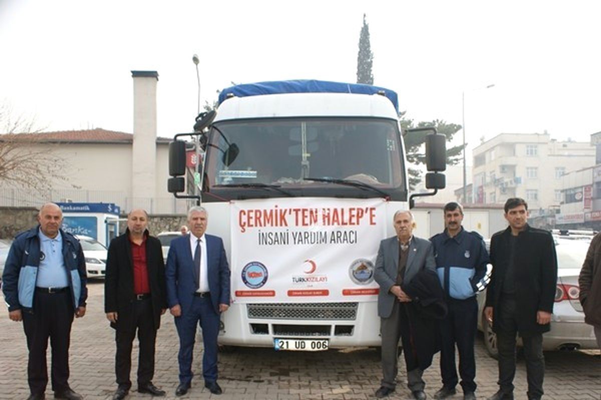 Çermik\'ten Halep\'e Yardım