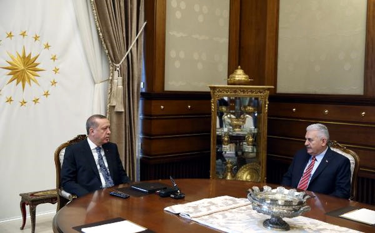 Dha Ankara - Cumhurbaşkanı Erdoğan, Başbakan Yıldırım\'ı Kabul Etti