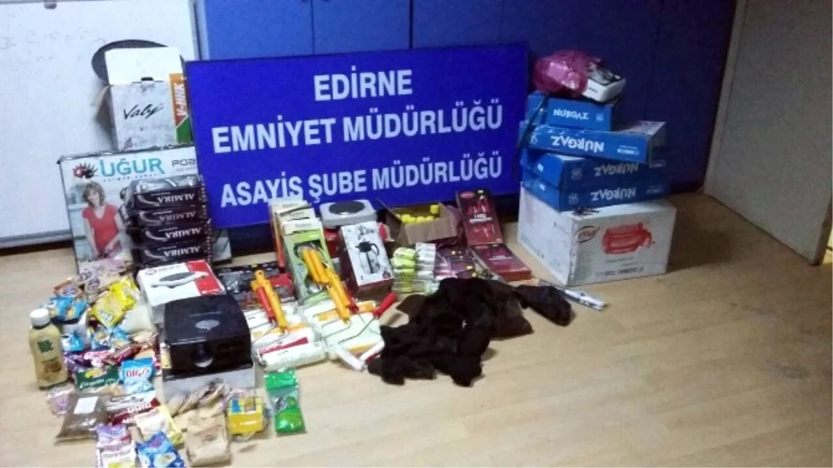 Edirne\'de Cezaevi Firarisi Hırsızlıktan Yakayı Ele Verdi