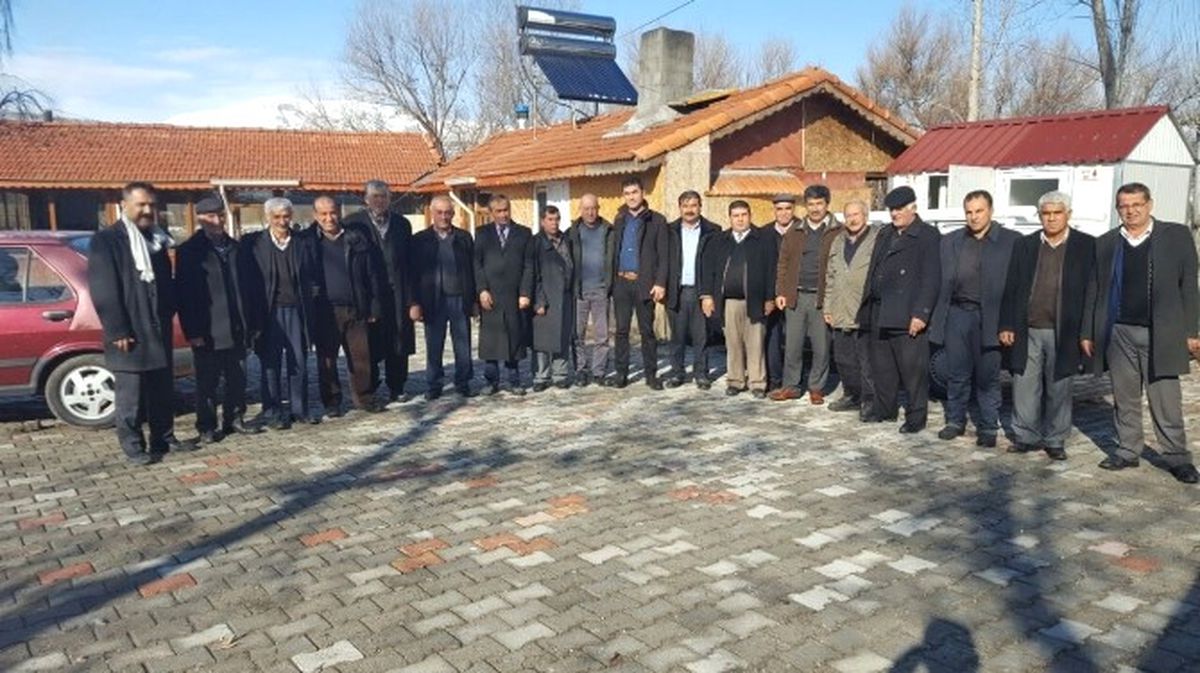 Emrullah Kara ve Muhtarlardan, Ahmet Aydın\'a Destek