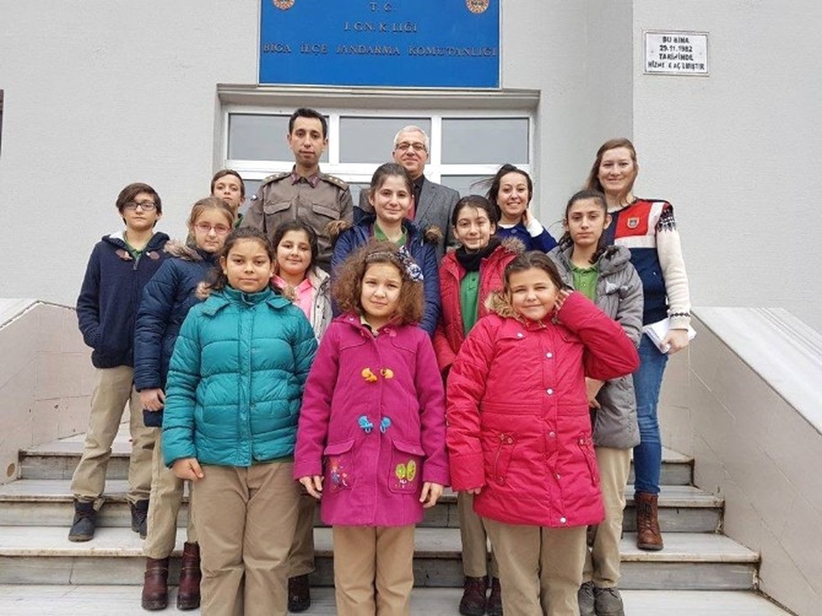 İlkokul Öğrencilerinden Güvenlik Güçlerine Ziyaret