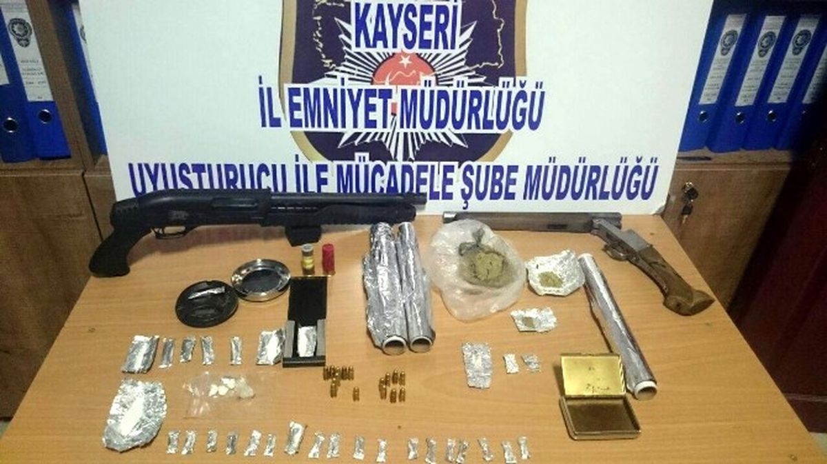 Kayseri\'de Uyuşturucu Operasyonu