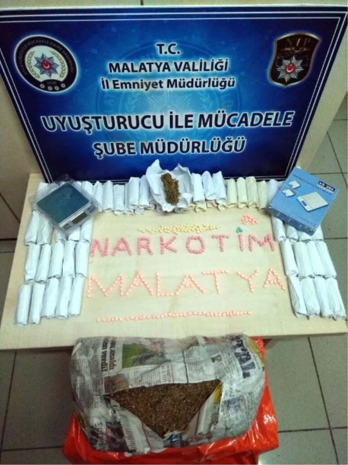 Malatya\'da 182 Adet Uyuşturucu Hap, Ele Geçirildi