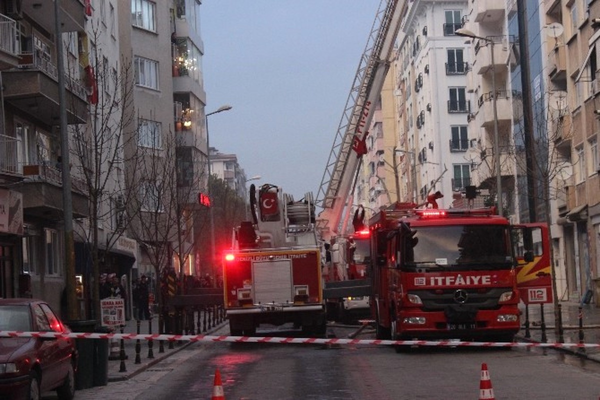 Müftülüğün Personel Binasında Korkutan Yangın