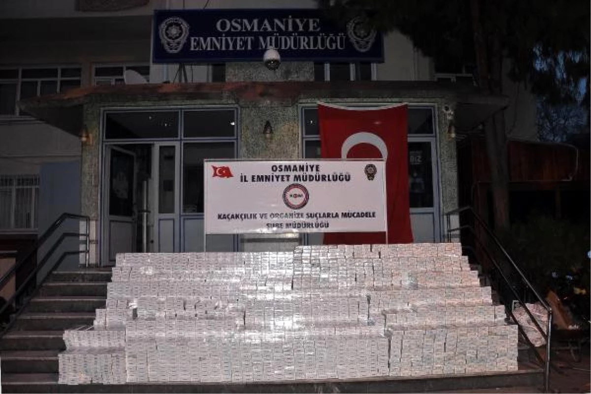 Osmaniye\'de 103 Bin Paket Kaçak Sigara Ele Geçirildi