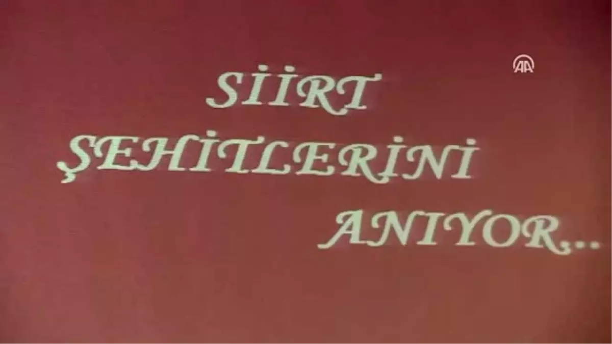 Siirt\'te Şehitler Için Mevlit Okutuldu