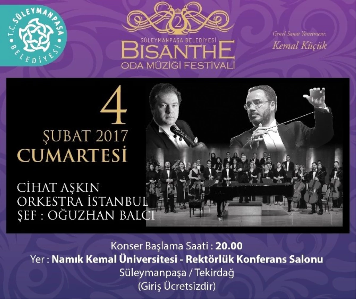 2. Bisanthe Oda Müziği Festivali 4 Şubat\'ta Başlıyor