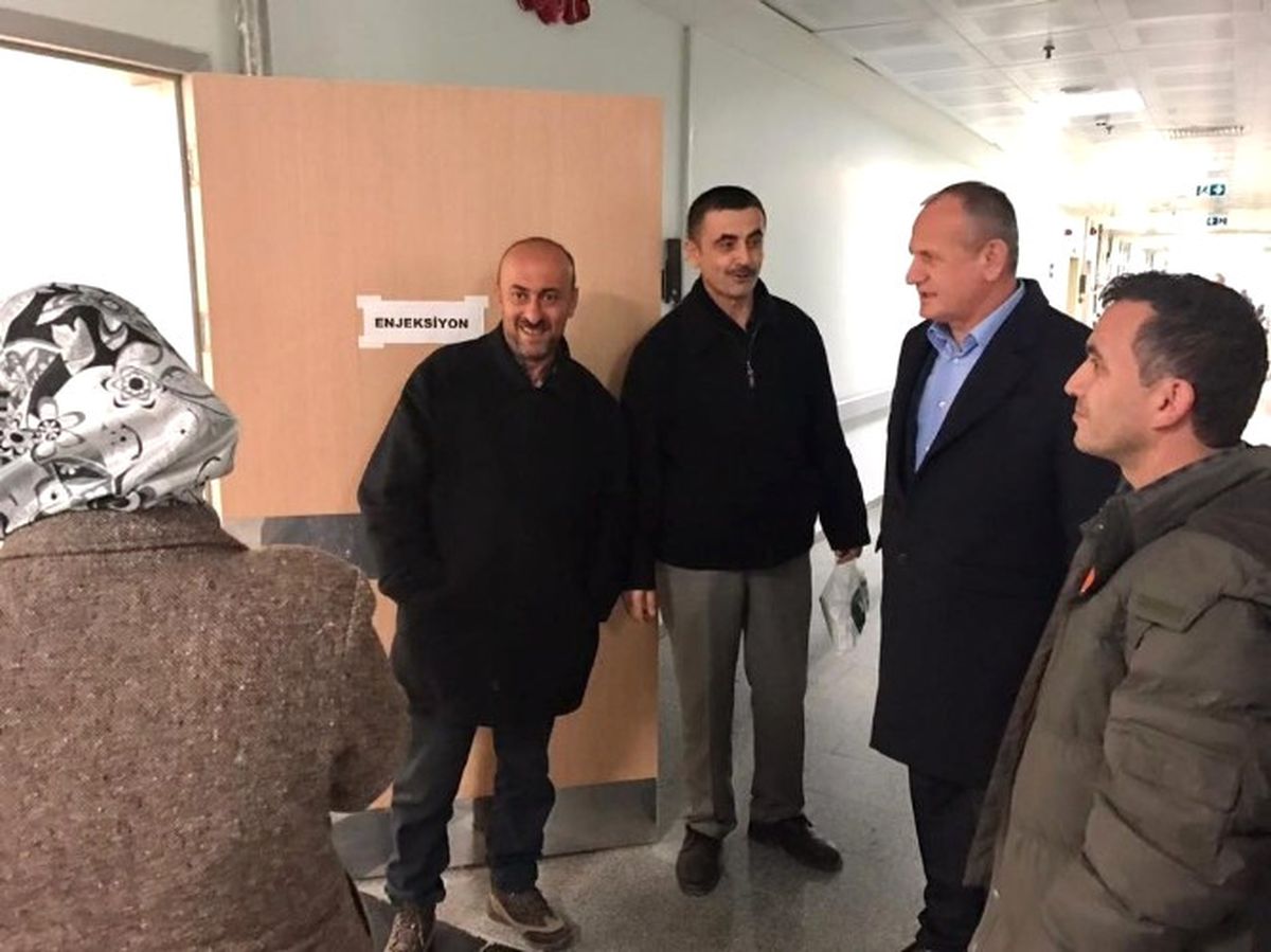 Başkan Keleş Hastane Ziyaret Etti