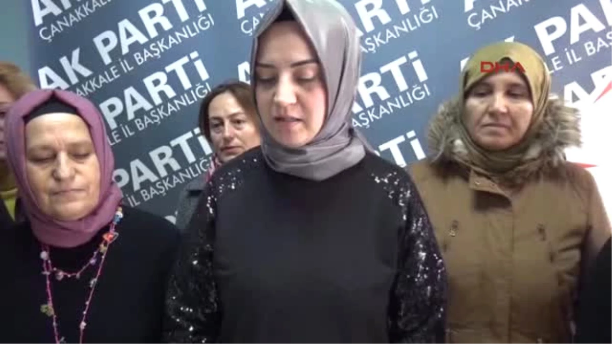 Çanakkale\'de AK Parti ve CHP\'li Kadınlar Birbirini Suçladı