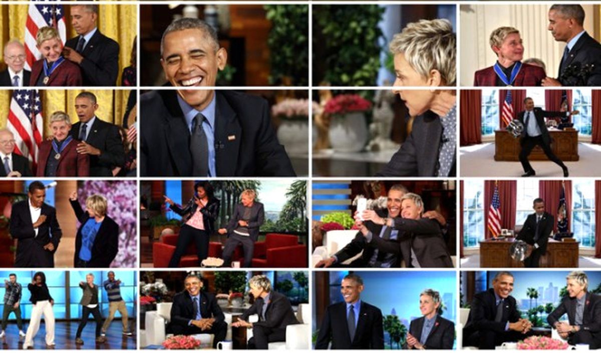 Ellen\'dan Obama\'ya Teşekkür Videosu