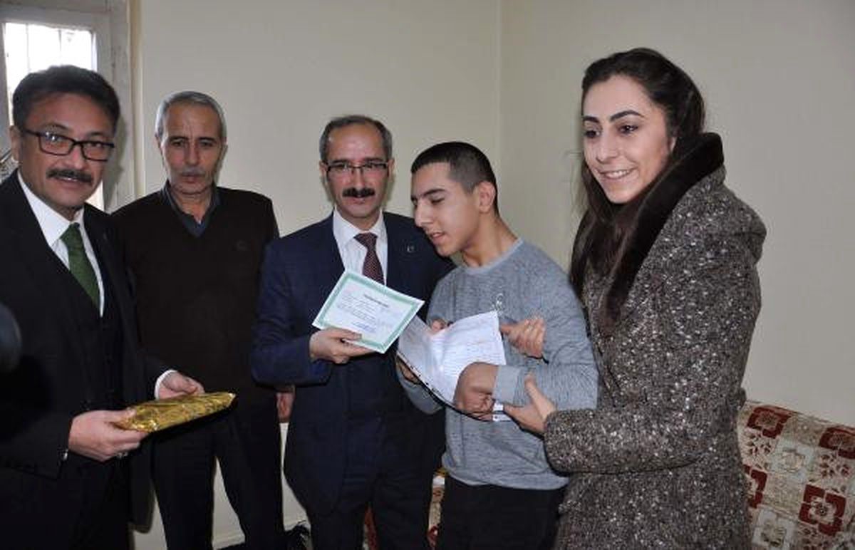 Evde Eğitim Gören Yunus Emre, \'Teşekkür\' Aldı