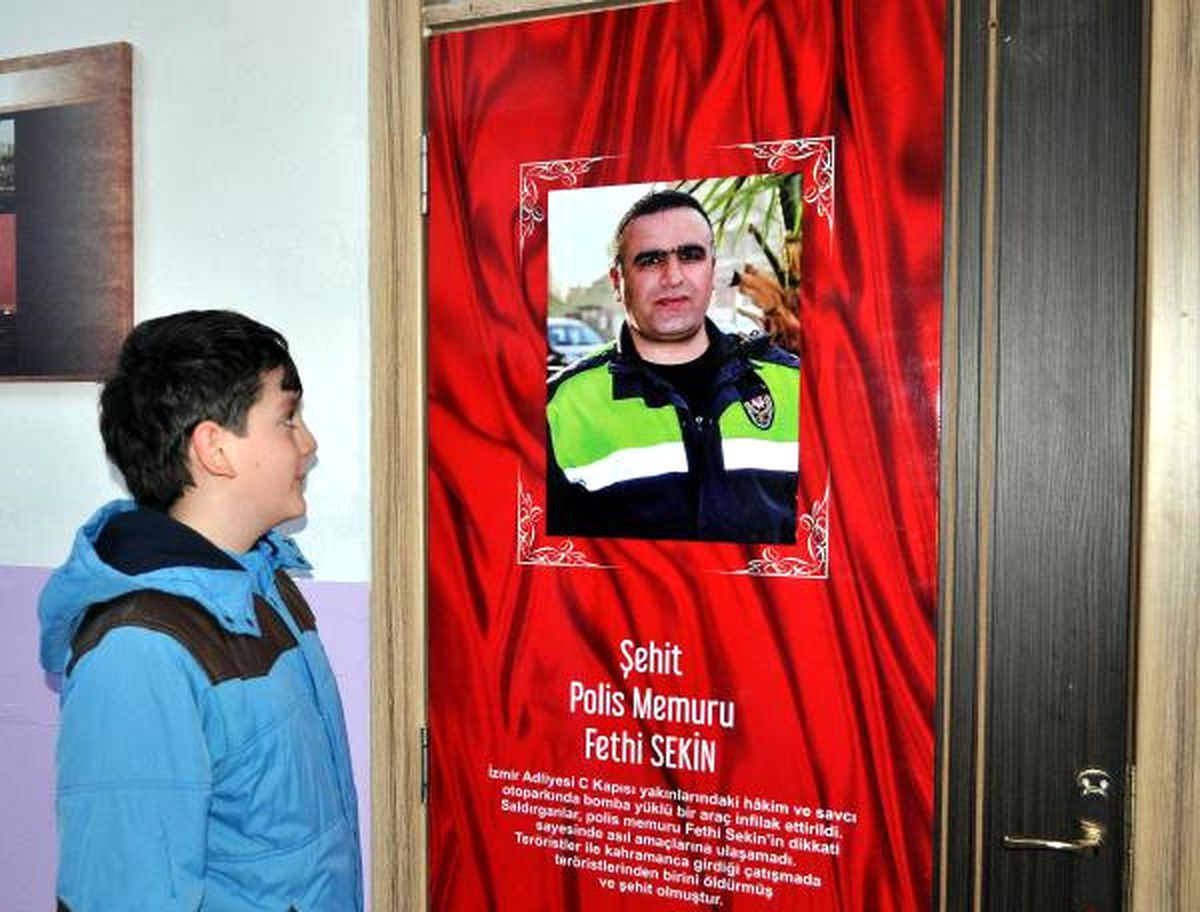 Şehit Polis Fethi Sekin\'in Adı, Kayseri\'de Bir Sınıfa Verildi