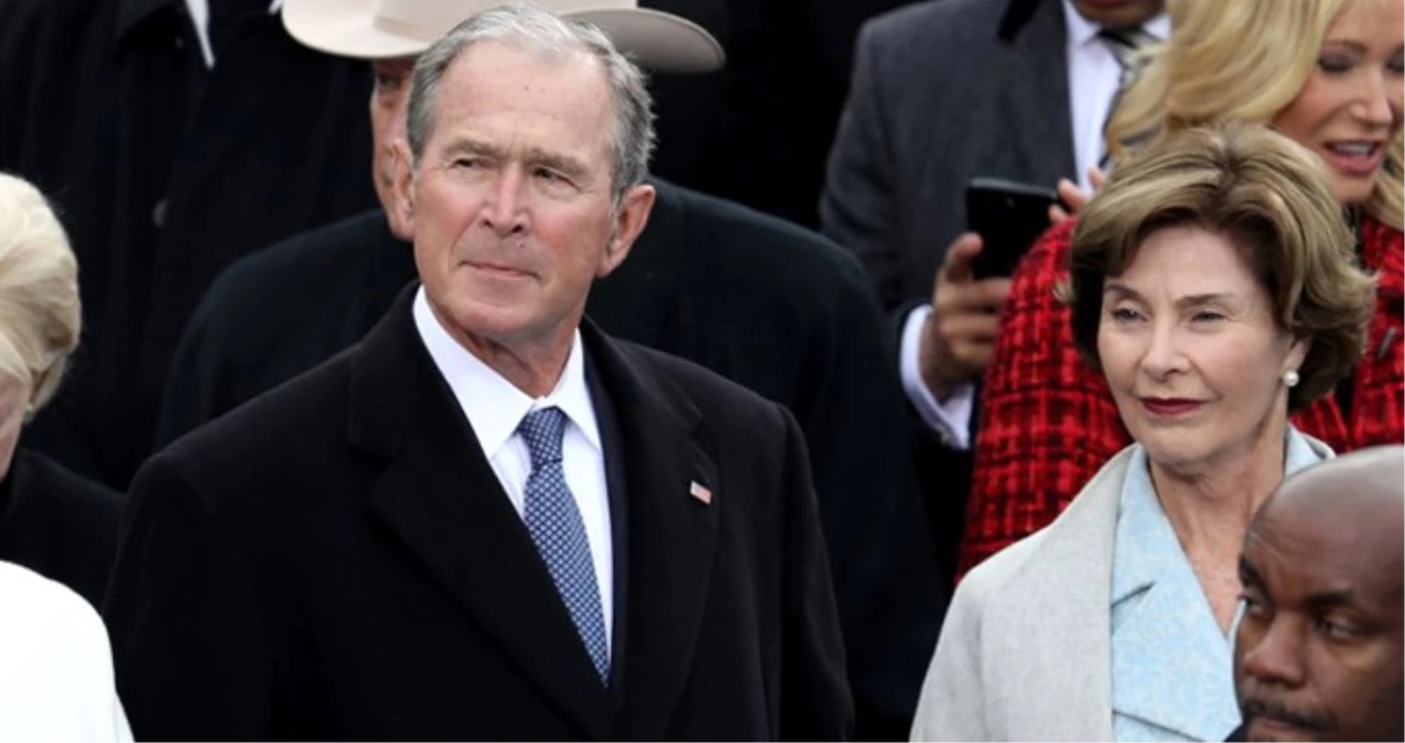 Trump\'ın Yemin Töreninde Bush\'un Memnuniyetsizliği Yüzünden Aktı