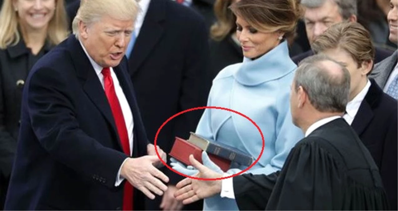 Trump\'ın Eşinin Elindeki Kutu Yemin Törenine Damgasını Vurdu