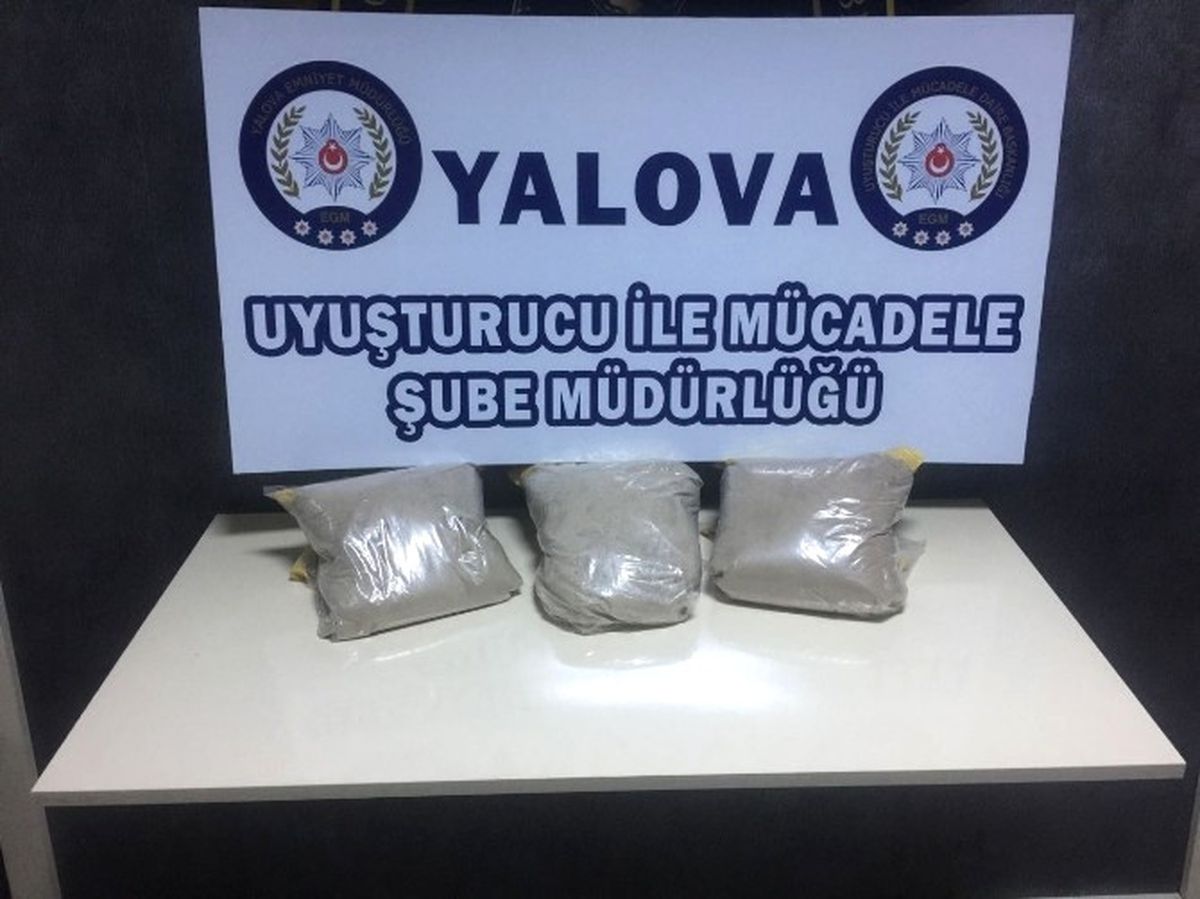 Yalova\'da 13 Kilo Eroin Ele Geçirildi