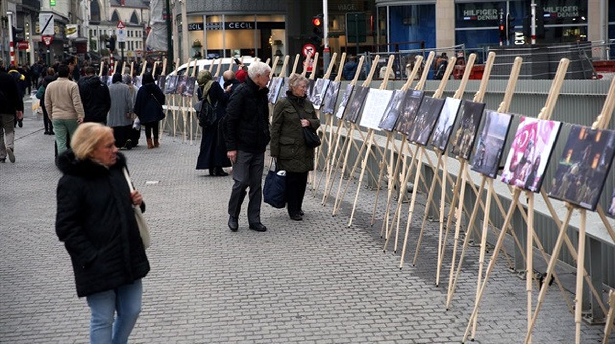 Belçika\'da 15 Temmuz Sergisi