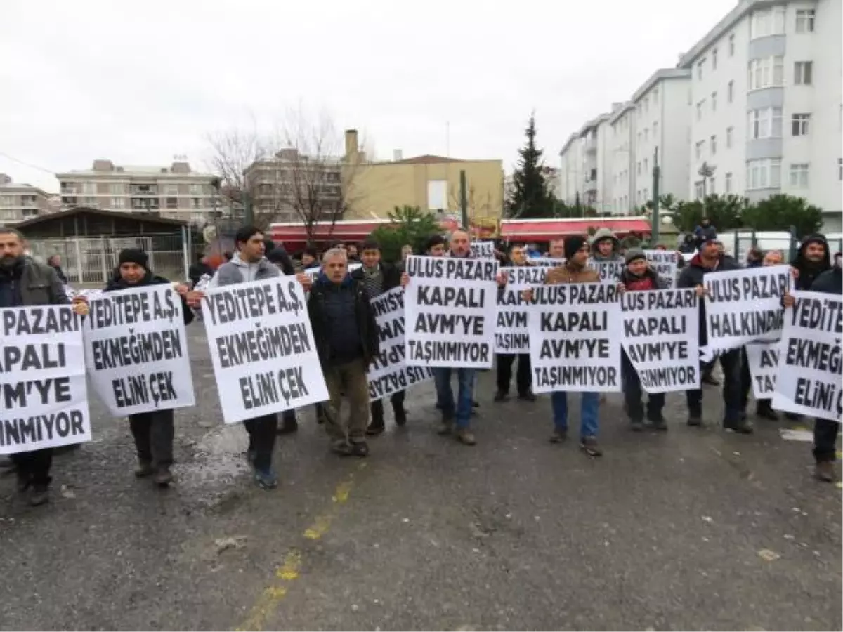 Çekmeköy\'de "Sosyete Pazarı" Esnafından Protesto
