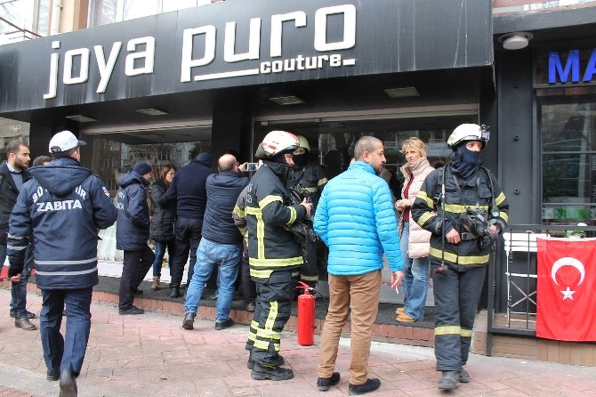 Gelinlik Dükkanında Yangın