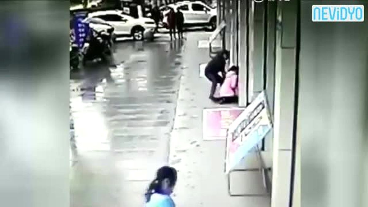 Genç Kıza Saldıran Hırsızı Perişan Etti