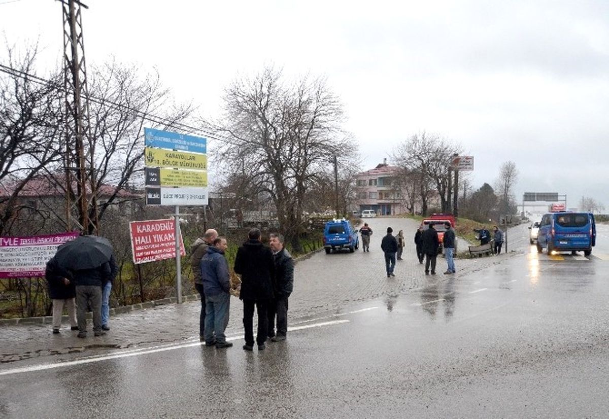 Giresun\'daki Cinayet Anı Güvenlik Kameralarına Yansıdı