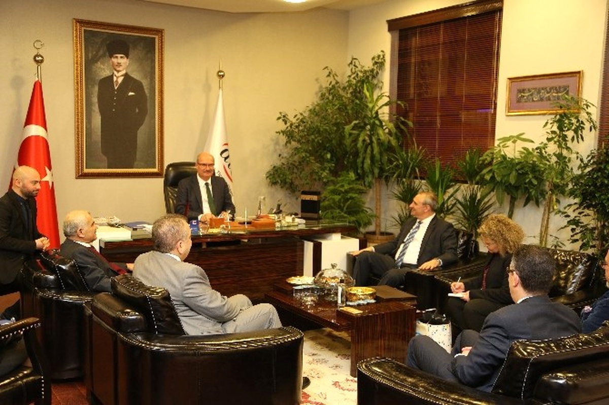 İsrail Büyükelçisi Naeh ATO\'yu Ziyaret Etti