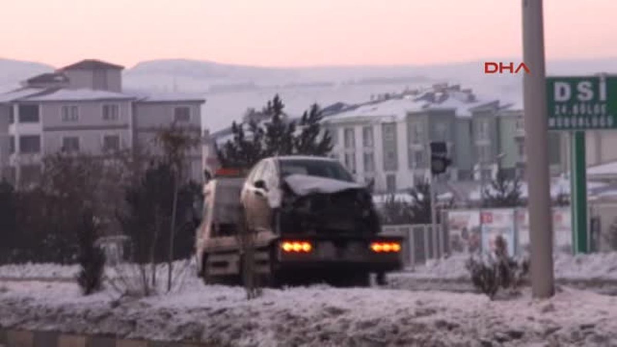 Kars\'ta Trafik Kazası: 4 Yaralı