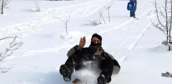 Küre'de Geleneksel Hızlı Kızak Yarışları Düzenlendi