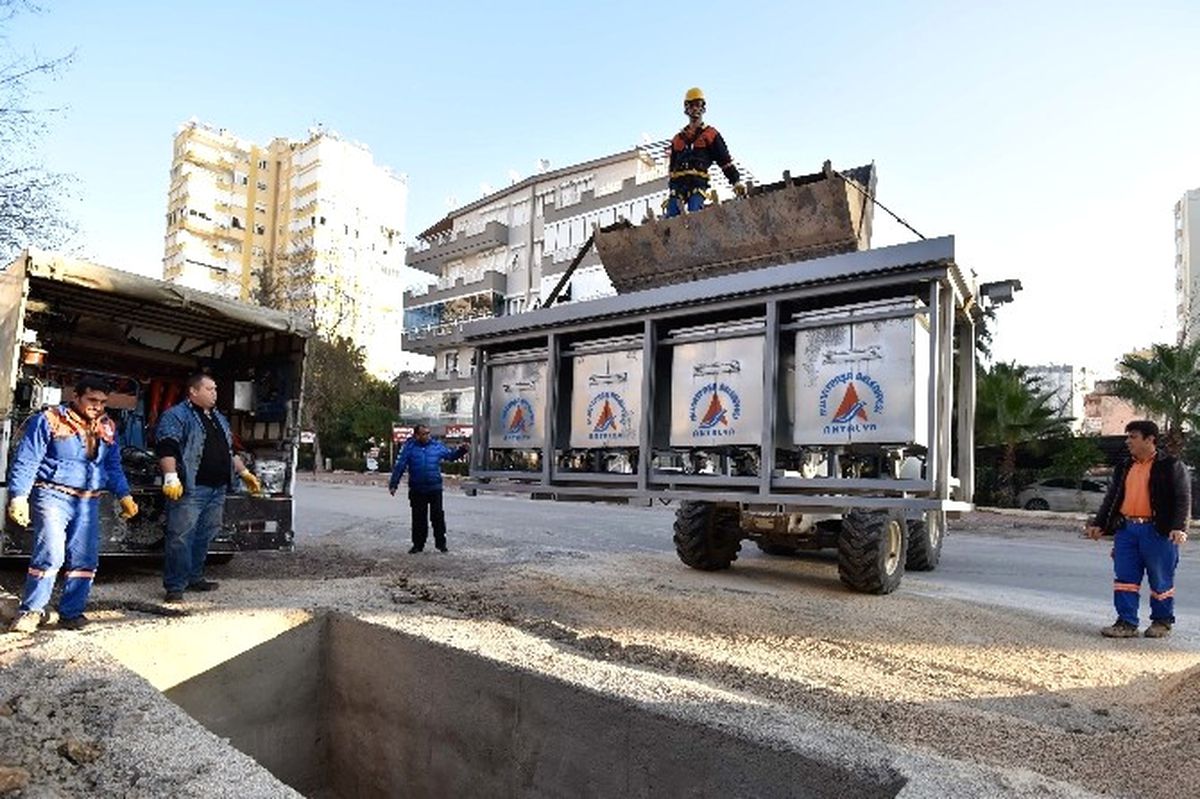 Muratpaşa\'da 2 Bin 270\'inci Konteyner Yeraltına Alındı