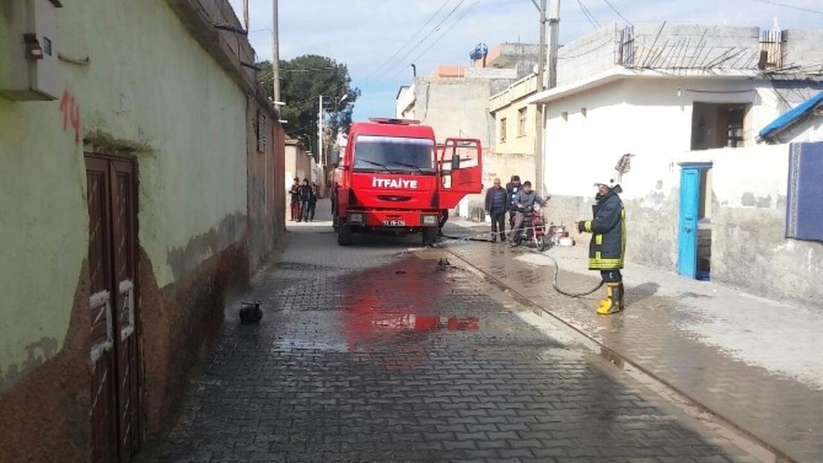 Patlayan Tüp Yangın Çıkardı